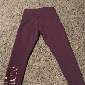Small PINK VS leggings, with side mesh, & pockets